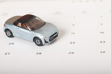 Calendar and car insurance premium payment appointments