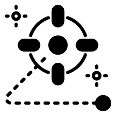 mouthwash icon, glyph icon style