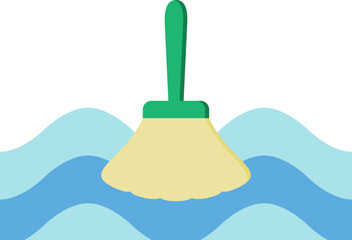 Clean the ocean icon