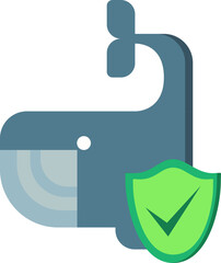 Protect the whale icon