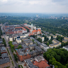 Ruda Śląska - krajobraz miasta - obrazy, fototapety, plakaty
