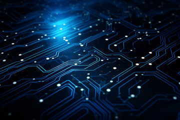 Circuit board electronic chips or electrical line engineering technology concept background