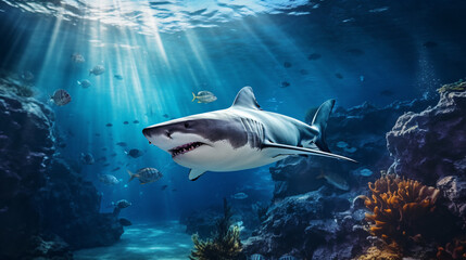 Sharks are apex predators in the ocean, known for their formidable presence and vital role in...