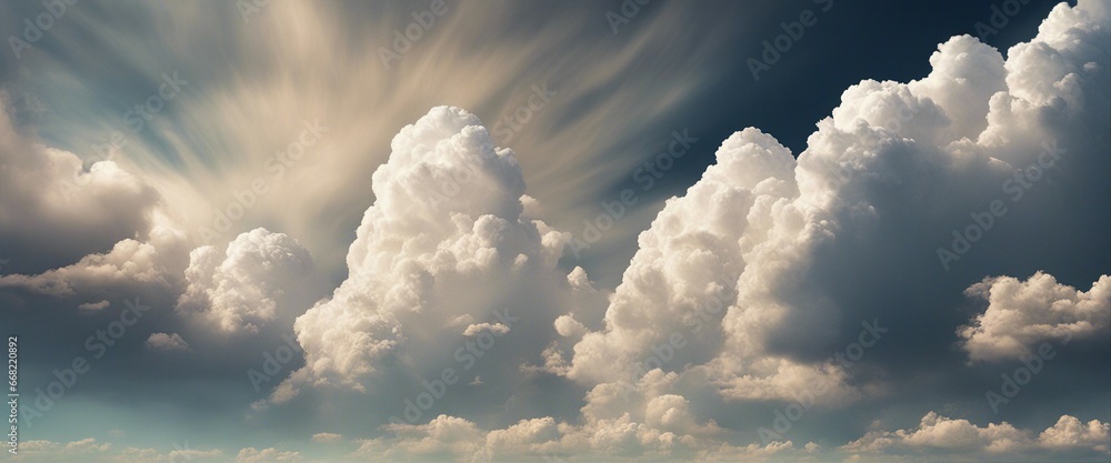 Wall mural cloudscape wallpaper