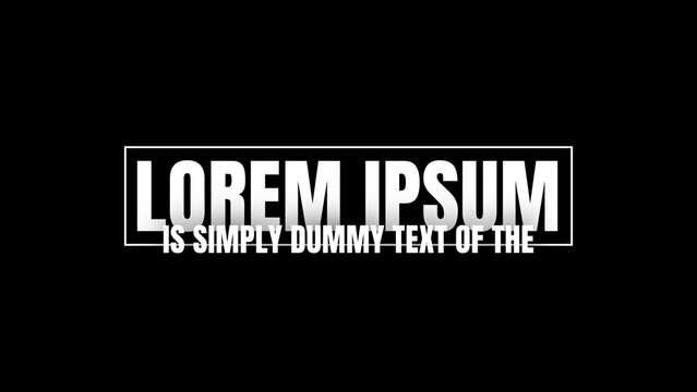Animated Text with Auto Resizable Box