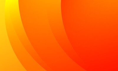 Abstract orange color background. Fluid shapes composition. Eps10 vector