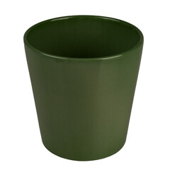 empty green flower pot