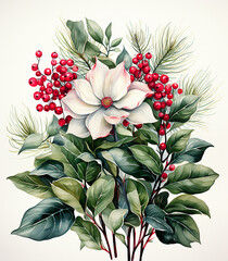 Dekorative Zweige und Früchte, weihnachtliche Dekoration, festliche Einladungen und Karten



 - obrazy, fototapety, plakaty