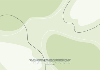 simple fluid with line art background