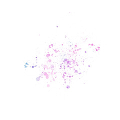 Watercolor splatter sparkle effect paint