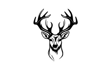 deer animal design illustration - obrazy, fototapety, plakaty