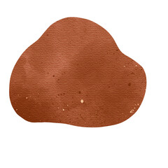 Abstract Watercolor Organic Freeform Shape