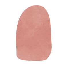 Abstract Watercolor Organic Freeform Shape