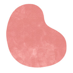 Abstract Watercolor Organic Freeform Shape