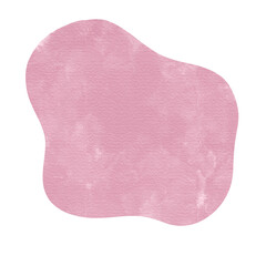 Abstract Watercolor Organic Freeform Shape