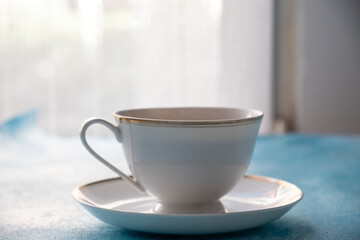 cup of coffee on the table