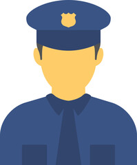 Police man icon