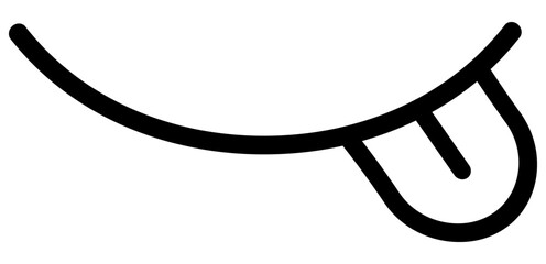 食いしん坊の舌 アウトライン © tomo