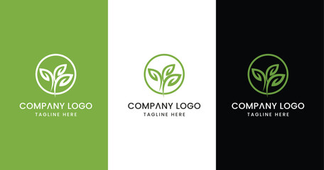 plant Logo Design Outstanding Creative Modern Symbol Sign icon