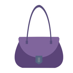 vector purple bag