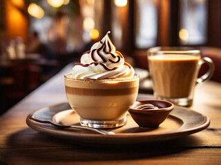 Delicious dessert photography, generative ai
