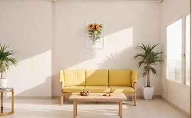 Bohemian Bungalow Sunroom in Abu Dabi: An Interior Decorator's Dream generative ai - 668255474