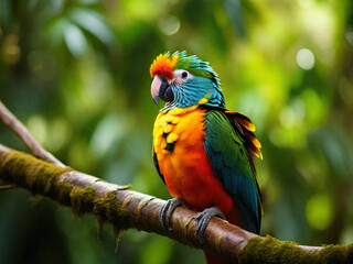 Obraz premium Jungle Photography, generative ai