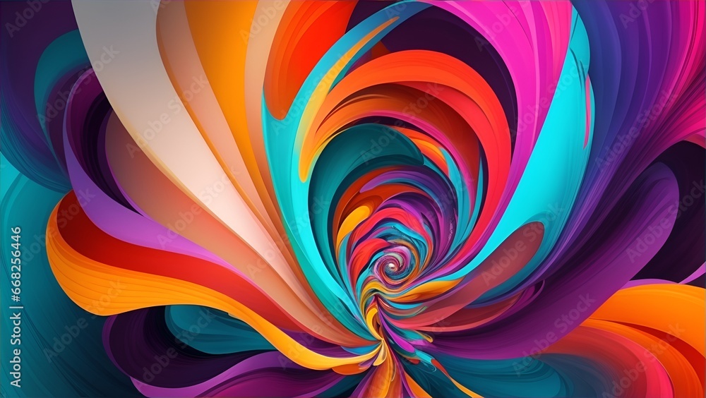 Poster gradient reverie in background. dynamic banner background image. vibrant fusion