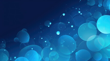 Minimalist Blue Dots on Abstract Background