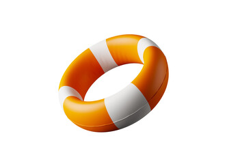 3D rendering of summer sea tourism accessories