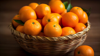 Basket of Oranges.