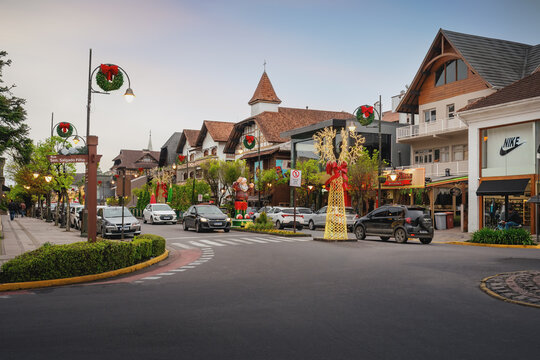 Natal Luz - Christmas Decoration at Gramado Main Street - Gramado, Rio Grande do Sul, Brazil