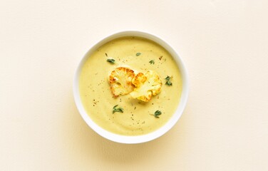 Cauliflower cheese soup