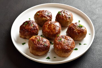 Homemade cutlets from minced meat