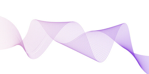 Abstract colorful sound, voice, music curved and wave lines background.Vector wave lines, gradient, perfect for background,