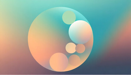 motivational poster round aura gradient print circle gradient shapes wall art positive thinking