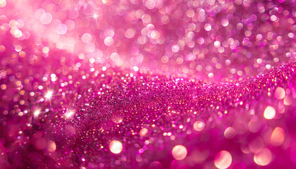 barbie pink tones glowing sparkles blurred background