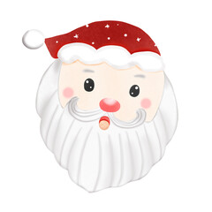 santa claus with a bag