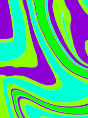 Beautiful and colorful liquid art design illustration