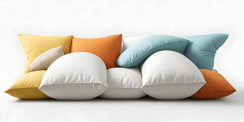 sofa and pillows
