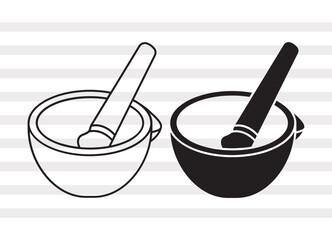 Mortar And Pestle SVG, Mortar Svg, Pestle Svg, Mortar and pestle Bundle