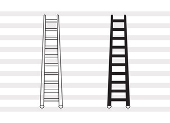 Ladder SVG, Step Ladder Svg, Wooden Ladder Svg, Firefighter Ladder Svg, Ladder Bundle,