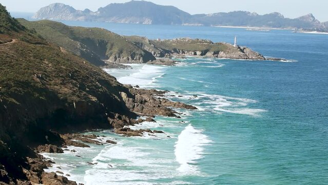 coastline of the Galician coast in H&iacute;o, Pontevedra