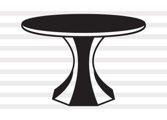 Dining Table SVG, Living Room Table Svg, Furniture Svg, Table Bundle