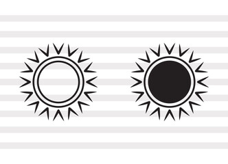Sun SVG, Sun Silhouette, Summer Sun Svg, Sunburst Svg, Sunrise Svg, Sun Light Svg, Sun Bundle