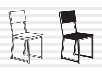 Chair SVG, Chair Silhouette, Office Chair Svg, Decorator Chair Svg, Folding Chair Svg, Lounge Chair Svg, Chair Bundle