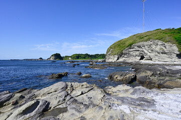 Rias coast of Tsurugisaki, Miura, Kanagawa, Japan