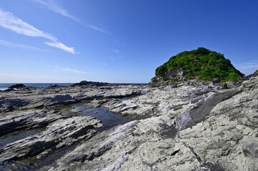 Fototapeta na wymiar Rias coast of Tsurugisaki, Miura, Kanagawa, Japan
