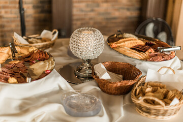 Beautiful Cheese and Crackers Charcuterie Board tray setup