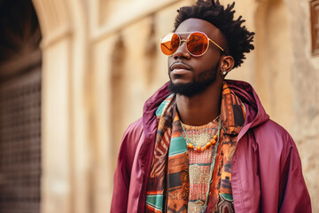 Trendy African Gentlemen in Urban Chic Attire